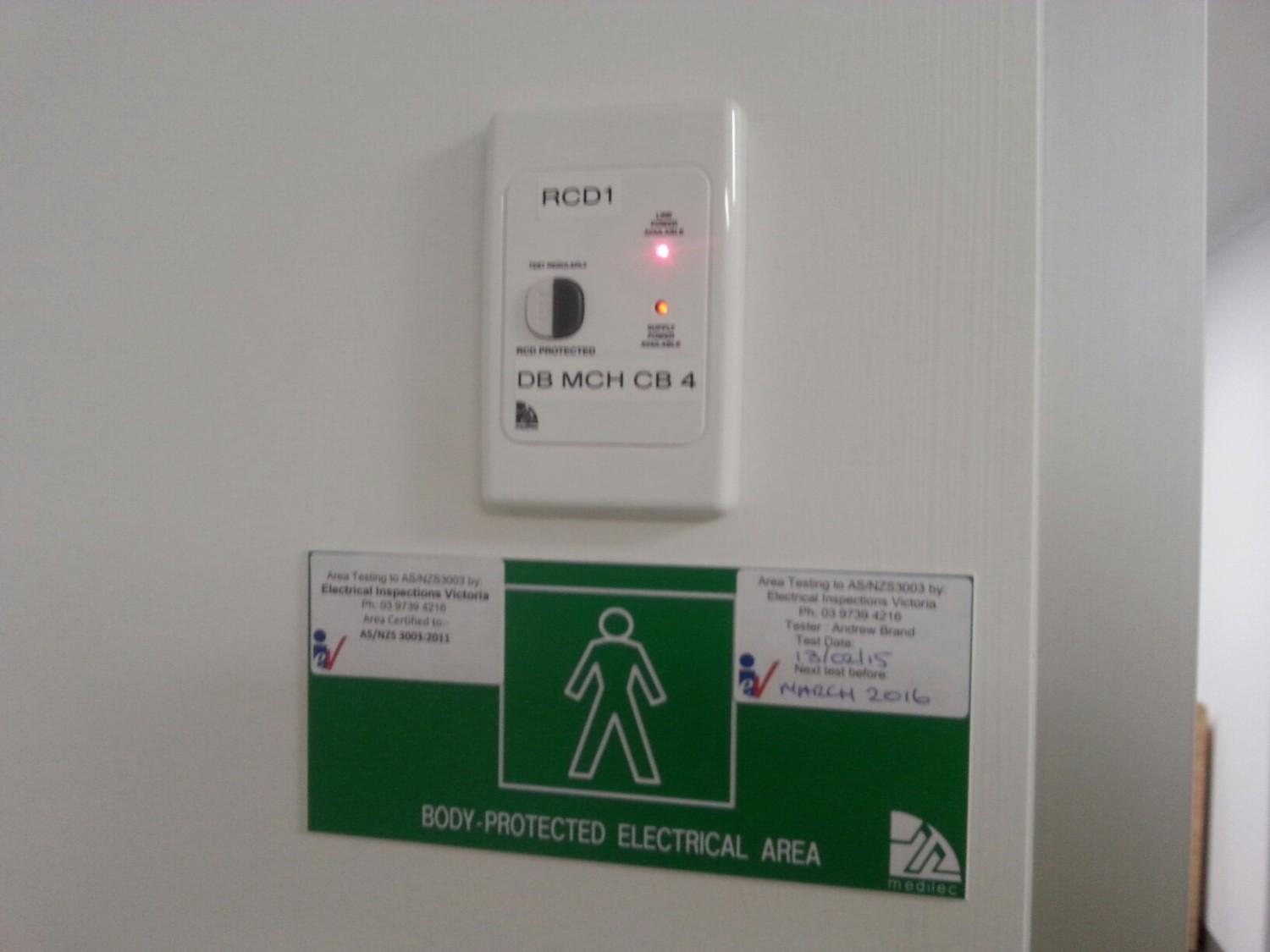 Body protected patient area installation