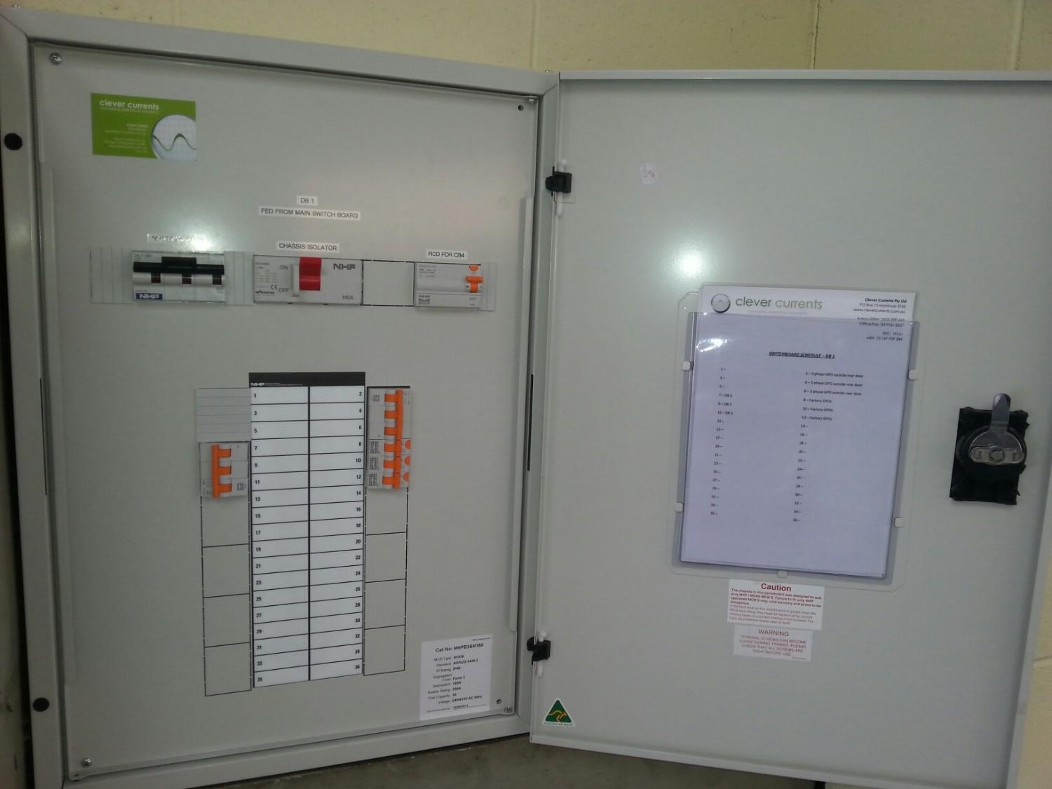 New industrial switchboard