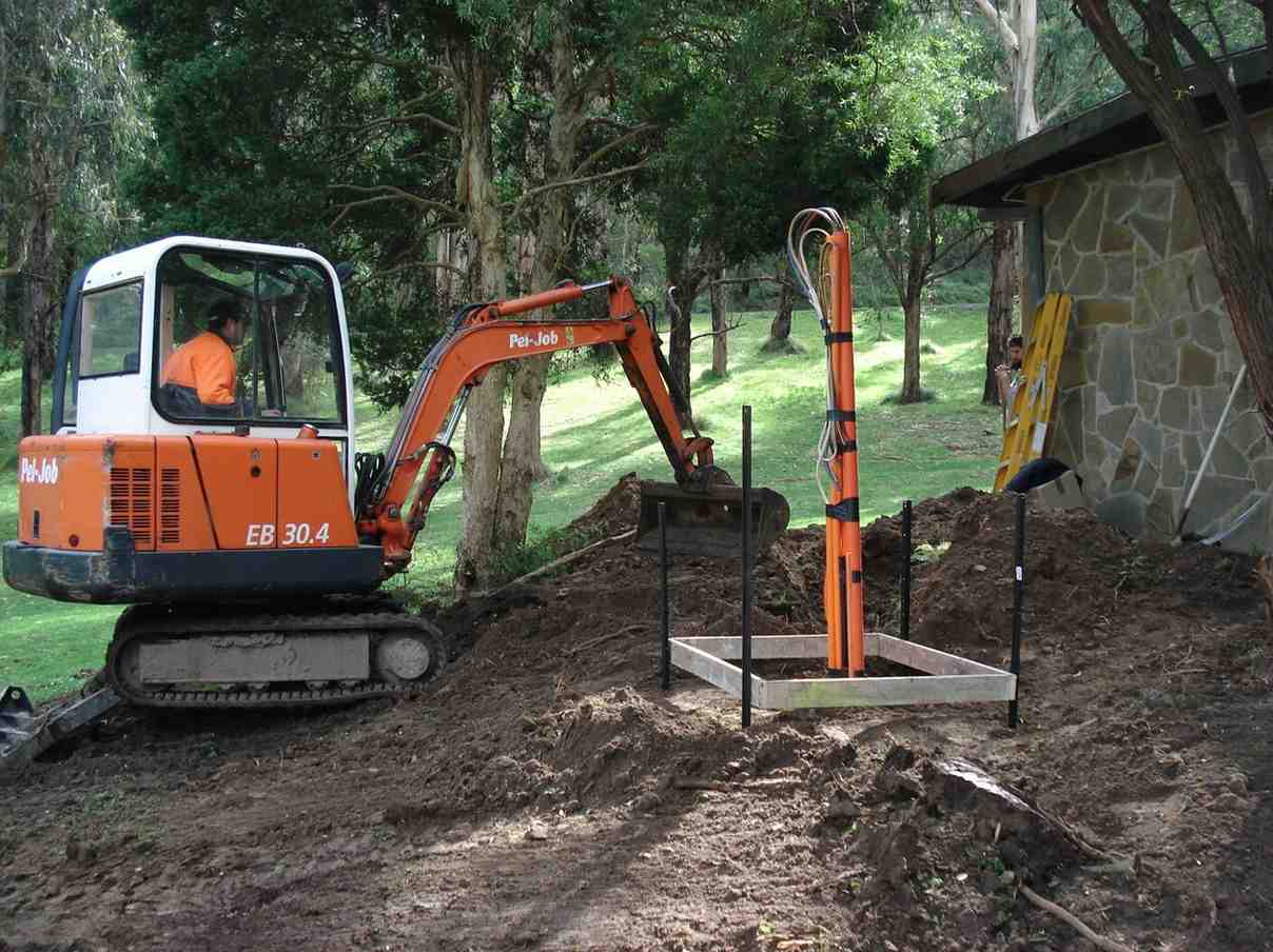 Underground cable installation